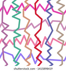 Magic Paths for Secret Decisions. Esoteric Rebus. The Road of Enigma. Texture. Seamless Pattern. HV. - Vector