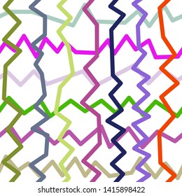 Magic Paths for Secret Decisions. Esoteric Rebus. The Road of Enigma. Texture. Seamless Pattern. HV. - Vector