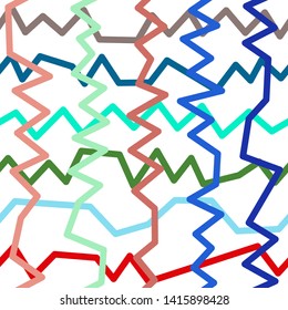 Magic Paths for Secret Decisions. Esoteric Rebus. The Road of Enigma. Texture. Seamless Pattern. HV. - Vector