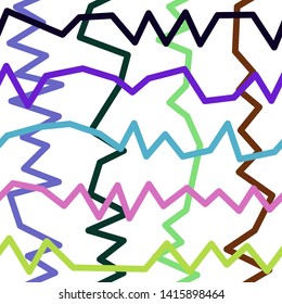 Magic Paths for Secret Decisions. Esoteric Rebus. The Road of Enigma. Texture. Seamless Pattern. VH. - Vector