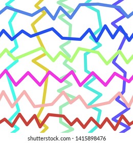 Magic Paths for Secret Decisions. Esoteric Rebus. The Road of Enigma. Texture. Seamless Pattern. VH. - Vector