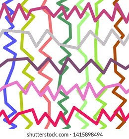 Magic Paths for Secret Decisions. Esoteric Rebus. The Road of Enigma. Texture. Seamless Pattern. VH. - Vector