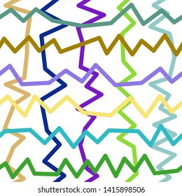 Magic Paths for Secret Decisions. Esoteric Rebus. The Road of Enigma. Texture. Seamless Pattern. VH. - Vector