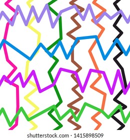 Magic Paths for Secret Decisions. Esoteric Rebus. The Road of Enigma. Texture. Seamless Pattern. VH. - Vector