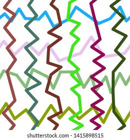 Magic Paths for Secret Decisions. Esoteric Rebus. The Road of Enigma. Texture. Seamless Pattern. HV. - Vector