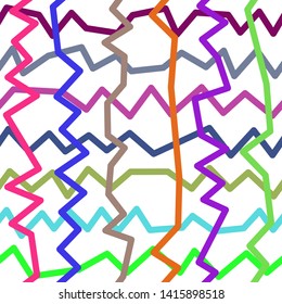 Magic Paths for Secret Decisions. Esoteric Rebus. The Road of Enigma. Texture. Seamless Pattern. HV. - Vector