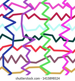 Magic Paths for Secret Decisions. Esoteric Rebus. The Road of Enigma. Texture. Seamless Pattern. HV. - Vector