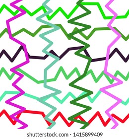 Magic Paths for Secret Decisions. Esoteric Rebus. The Road of Enigma. Texture. Seamless Pattern. HV. - Vector