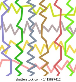 Magic Paths for Secret Decisions. Esoteric Rebus. The Road of Enigma. Texture. Seamless Pattern. HV. - Vector