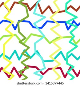 Magic Paths for Secret Decisions. Esoteric Rebus. The Road of Enigma. Texture. Seamless Pattern. HV. - Vector