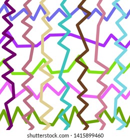 Magic Paths for Secret Decisions. Esoteric Rebus. The Road of Enigma. Texture. Seamless Pattern. HV. - Vector