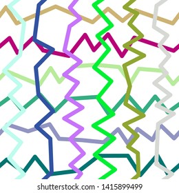 Magic Paths for Secret Decisions. Esoteric Rebus. The Road of Enigma. Texture. Seamless Pattern. HV. - Vector