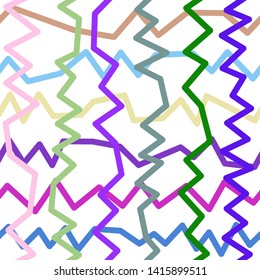 Magic Paths for Secret Decisions. Esoteric Rebus. The Road of Enigma. Texture. Seamless Pattern. HV. - Vector