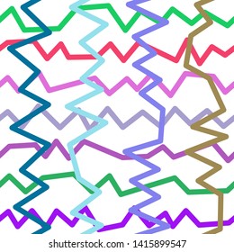 Magic Paths for Secret Decisions. Esoteric Rebus. The Road of Enigma. Texture. Seamless Pattern. HV. - Vector
