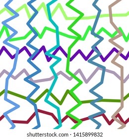 Magic Paths for Secret Decisions. Esoteric Rebus. The Road of Enigma. Texture. Seamless Pattern. HV. - Vector