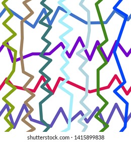 Magic Paths for Secret Decisions. Esoteric Rebus. The Road of Enigma. Texture. Seamless Pattern. HV. - Vector