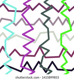 Magic Paths for Secret Decisions. Esoteric Rebus. The Road of Enigma. Texture. Seamless Pattern. HV. - Vector