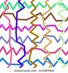 Magic Paths for Secret Decisions. Esoteric Rebus. The Road of Enigma. Texture. Seamless Pattern. HV. - Vector