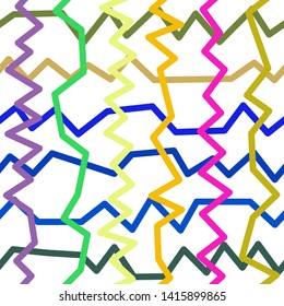 Magic Paths for Secret Decisions. Esoteric Rebus. The Road of Enigma. Texture. Seamless Pattern. HV. - Vector