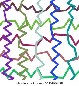 Magic Paths for Secret Decisions. Esoteric Rebus. The Road of Enigma. Texture. Seamless Pattern. HV. - Vector