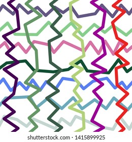Magic Paths for Secret Decisions. Esoteric Rebus. The Road of Enigma. Texture. Seamless Pattern. HV. - Vector