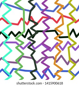 Magic Paths for Secret Decisions. Esoteric Rebus. The Road of Enigma. Texture. Seamless Pattern. HV. - Vector