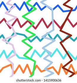 Magic Paths for Secret Decisions. Esoteric Rebus. The Road of Enigma. Texture. Seamless Pattern. HV. - Vector