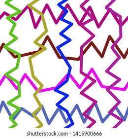 Magic Paths for Secret Decisions. Esoteric Rebus. The Road of Enigma. Texture. Seamless Pattern. HV. - Vector