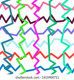 Magic Paths for Secret Decisions. Esoteric Rebus. The Road of Enigma. Texture. Seamless Pattern. HV. - Vector