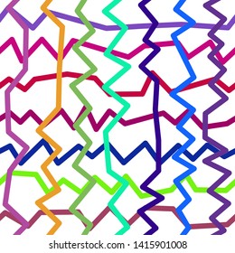 Magic Paths for Secret Decisions. Esoteric Rebus. The Road of Enigma. Texture. Seamless Pattern. HV. - Vector