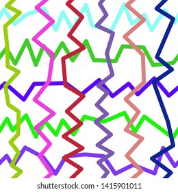 Magic Paths for Secret Decisions. Esoteric Rebus. The Road of Enigma. Texture. Seamless Pattern. HV. - Vector