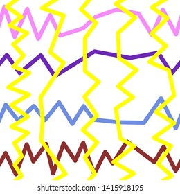 Magic Paths for Secret Decisions. Esoteric Rebus. The Road of Enigma. Texture. Seamless Pattern. HV yellow. — Vector