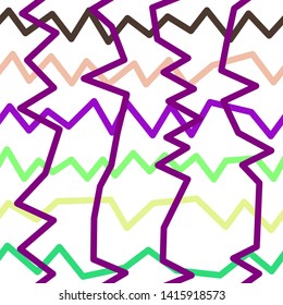 Magic Paths for Secret Decisions. Esoteric Rebus. The Road of Enigma. Texture. Seamless Pattern. HV purple. — Vector