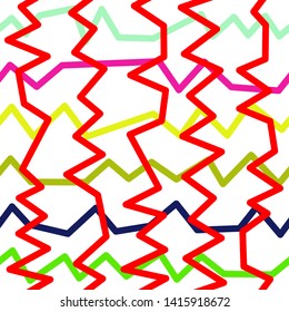 Magic Paths for Secret Decisions. Esoteric Rebus. The Road of Enigma. Texture. Seamless Pattern. HV red. — Vector