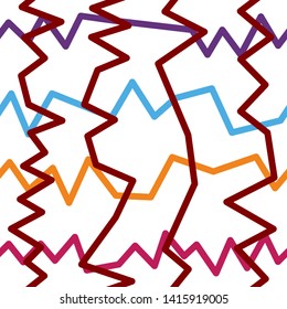 Magic Paths for Secret Decisions. Esoteric Rebus. The Road of Enigma. Texture. Seamless Pattern. HV maroon. — Vector