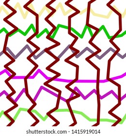 Magic Paths for Secret Decisions. Esoteric Rebus. The Road of Enigma. Texture. Seamless Pattern. HV maroon. — Vector