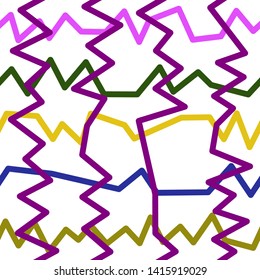 Magic Paths for Secret Decisions. Esoteric Rebus. The Road of Enigma. Texture. Seamless Pattern.  — Vector