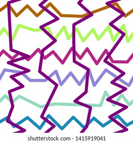 Magic Paths for Secret Decisions. Esoteric Rebus. The Road of Enigma. Texture. Seamless Pattern. HV purple. — Vector