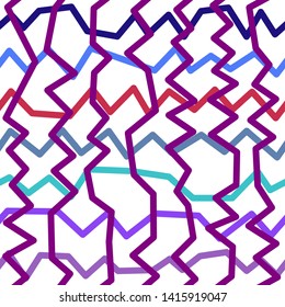 Magic Paths for Secret Decisions. Esoteric Rebus. The Road of Enigma. Texture. Seamless Pattern. — Vector