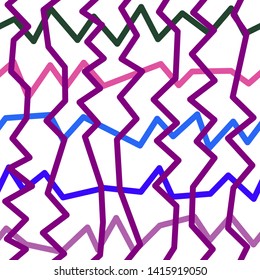 Magic Paths for Secret Decisions. Esoteric Rebus. The Road of Enigma. Texture. Seamless Pattern.  — Vector