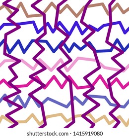 Magic Paths for Secret Decisions. Esoteric Rebus. The Road of Enigma. Texture. Seamless Pattern.  — Vector