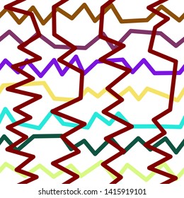 Magic Paths for Secret Decisions. Esoteric Rebus. The Road of Enigma. Texture. Seamless Pattern. HV maroon. — Vector