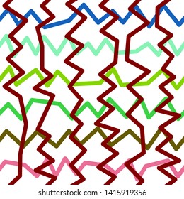 Magic Paths for Secret Decisions. Esoteric Rebus. The Road of Enigma. Texture. Seamless Pattern. — Vector