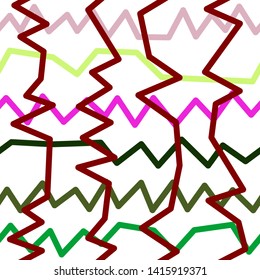 Magic Paths for Secret Decisions. Esoteric Rebus. The Road of Enigma. Texture. Seamless Pattern.— Vector