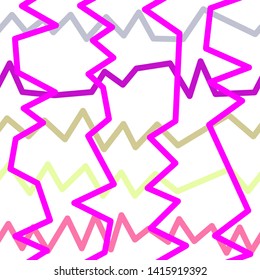 Magic Paths for Secret Decisions. Esoteric Rebus. The Road of Enigma. Texture. Seamless Pattern.  — Vector