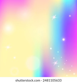 Magic Pattern. Pink Girl Gradient. Fairy Background. Holographic Universe Invite. Purple Galaxy Hologram. Lilac Colorful Invitation. Unicorn Glitter. Neon Magic Pattern.