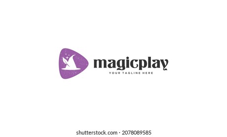 Magic play logo design concept design