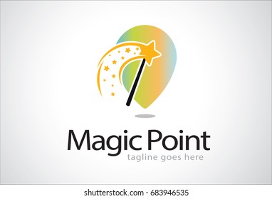 Magic Point Logo Template Design