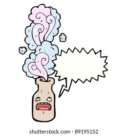 magic potion bottle cartoon character