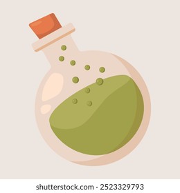 Magic Potion cartoon style, magic concept vector